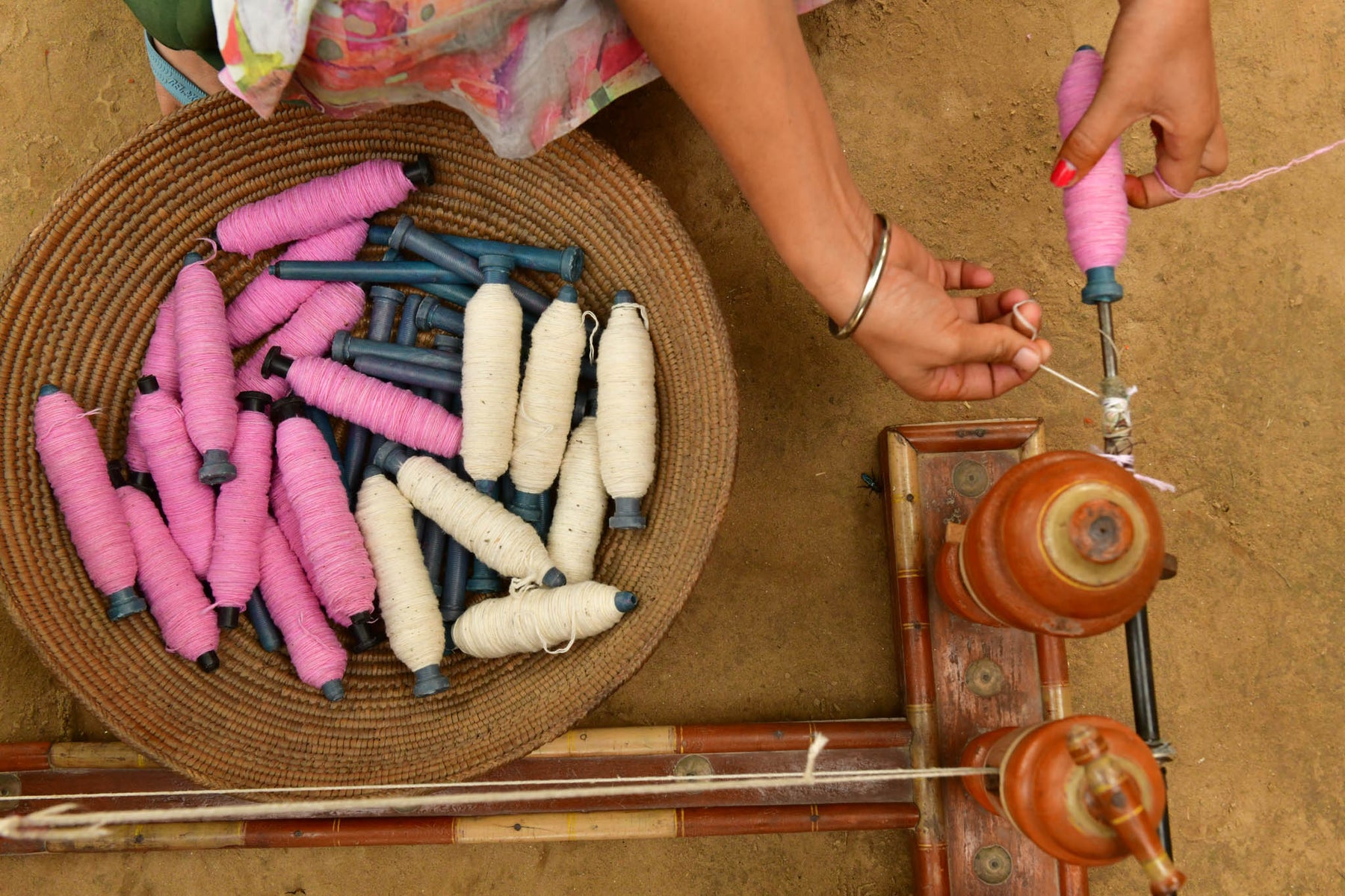 From a single cotton boll to your wardrobe — every step is touched by a human hand.