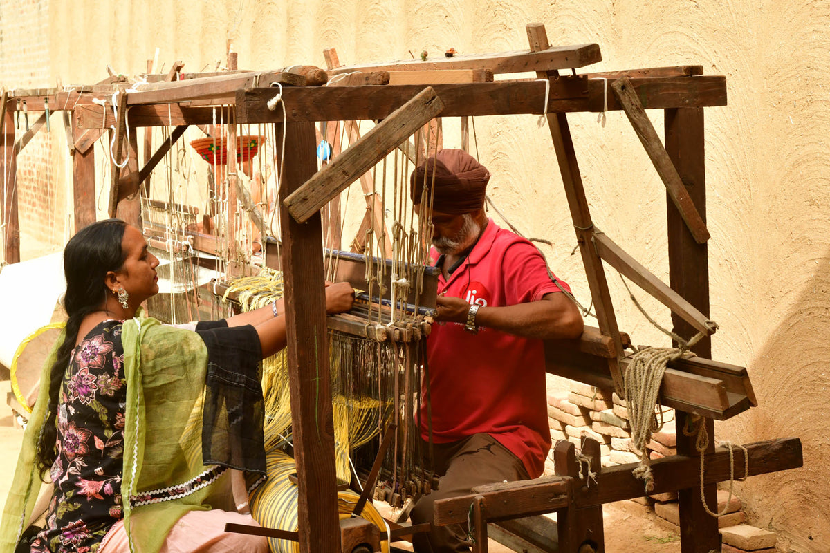 We went back to the loom on purpose.