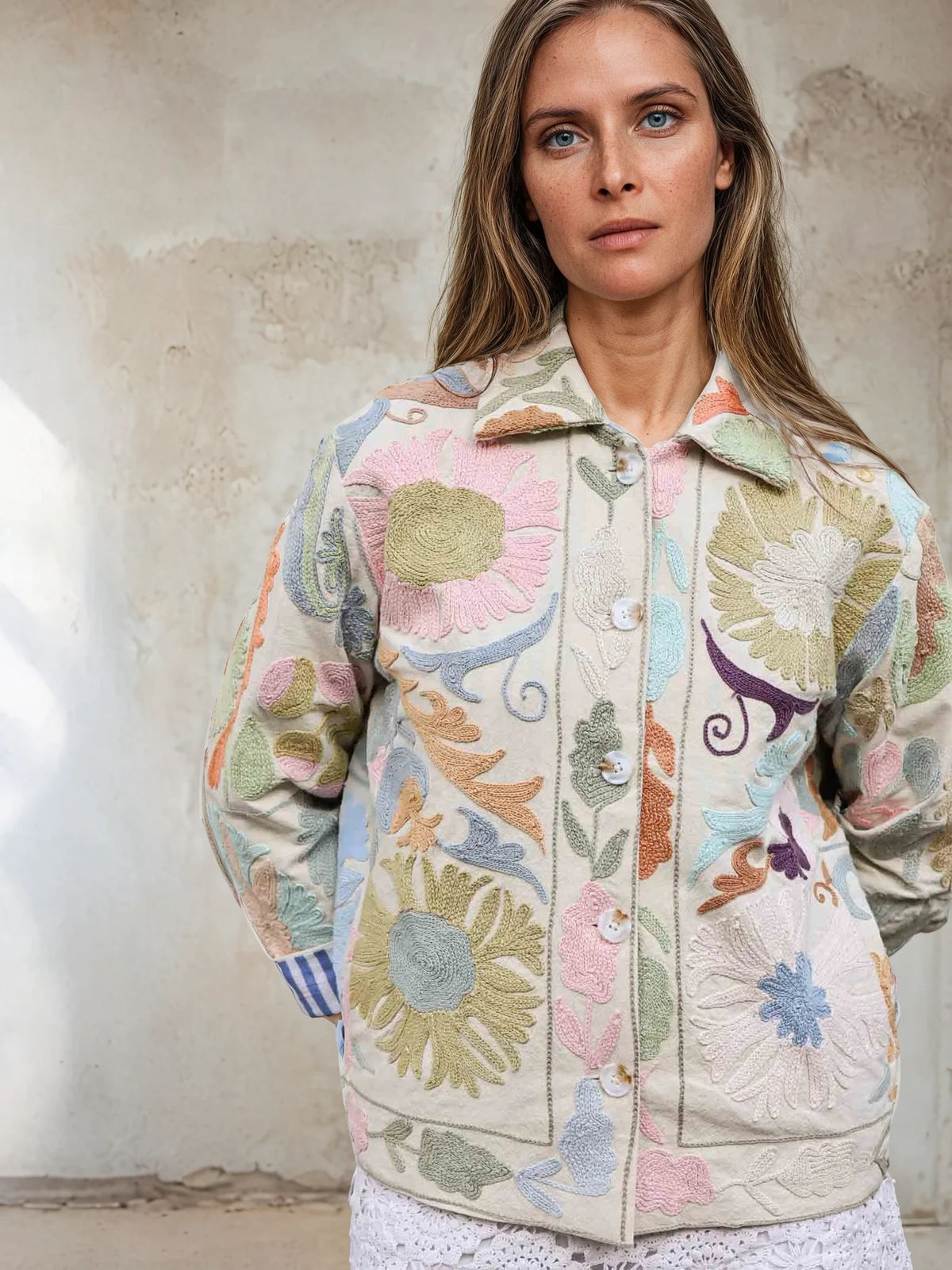 How the Meera jacket fits