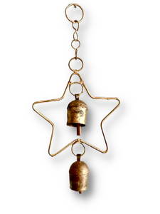 Handcrafted Copper Chime Star